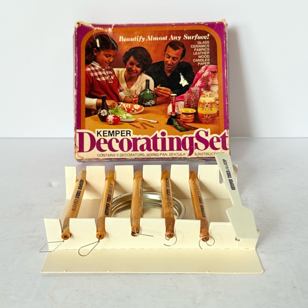 Vintage Kemper Decorating Set 7pc Tools
